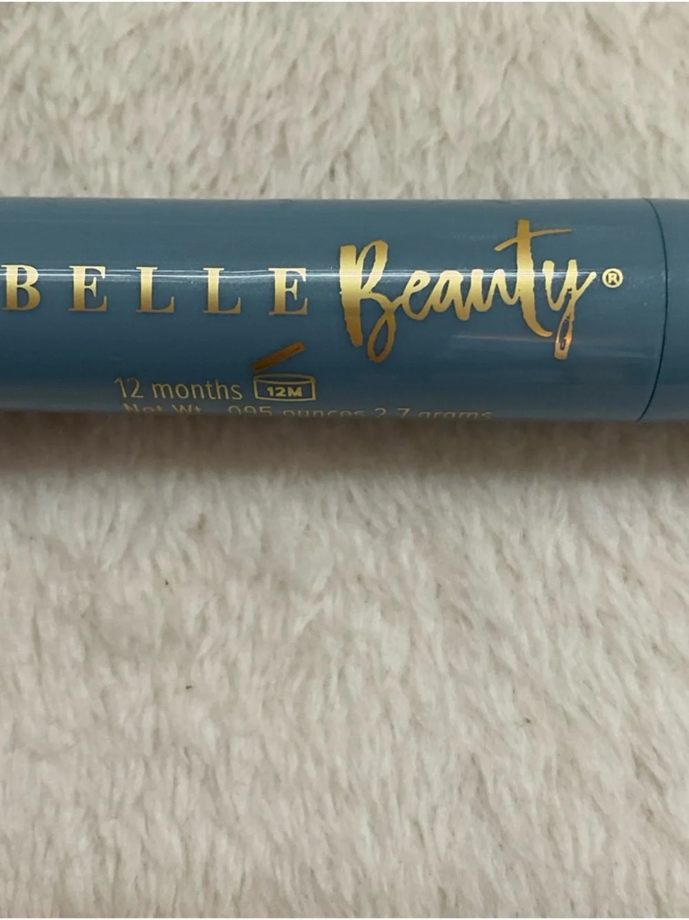 Elle Belle Beauty Cream Stick - Blue with Gold Lettering